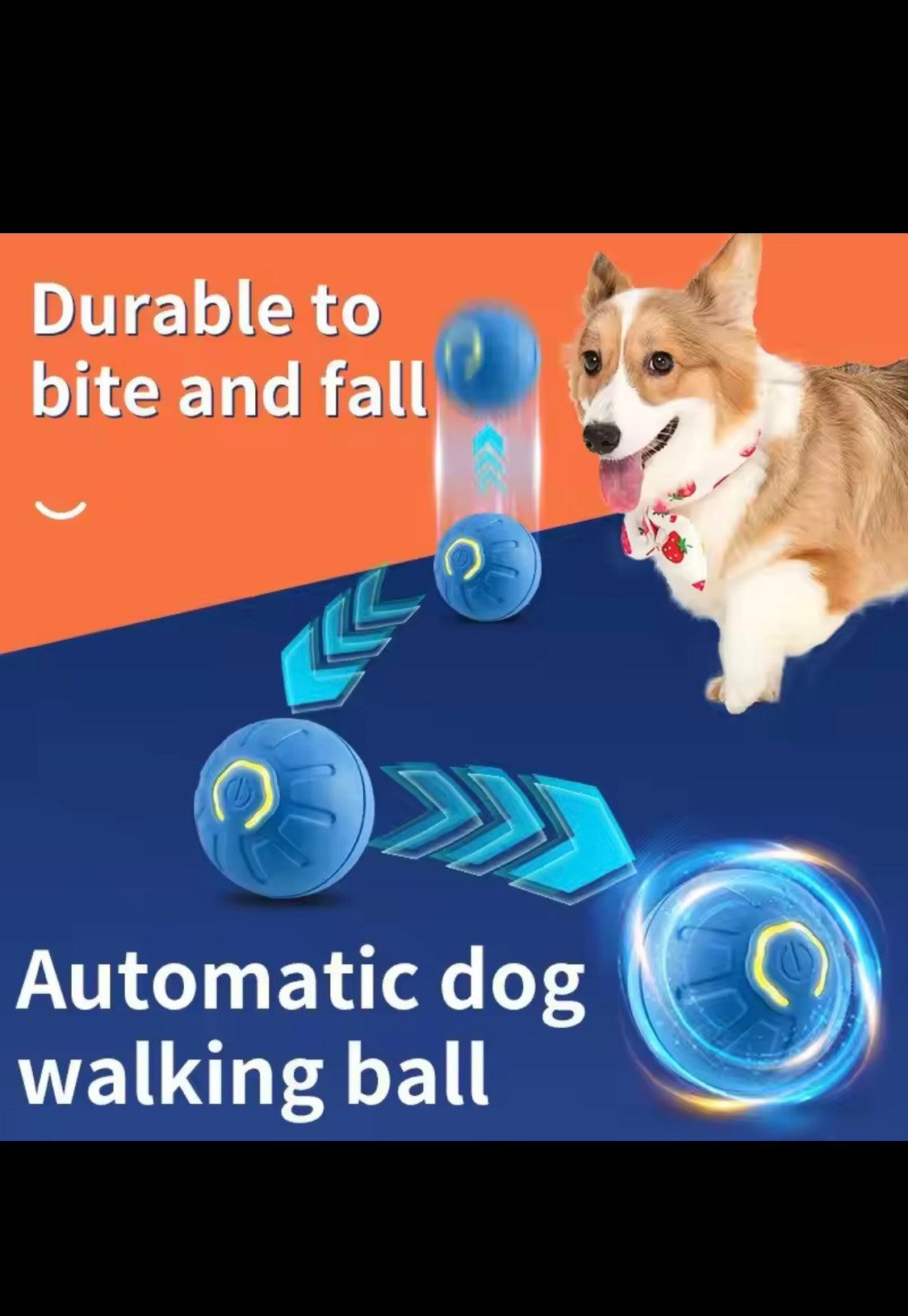 Smart Bouncing Ball for Dog TPE Material