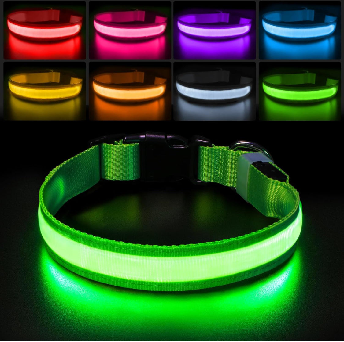 LED Light Dog Collar